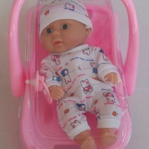 baby doll with car seat